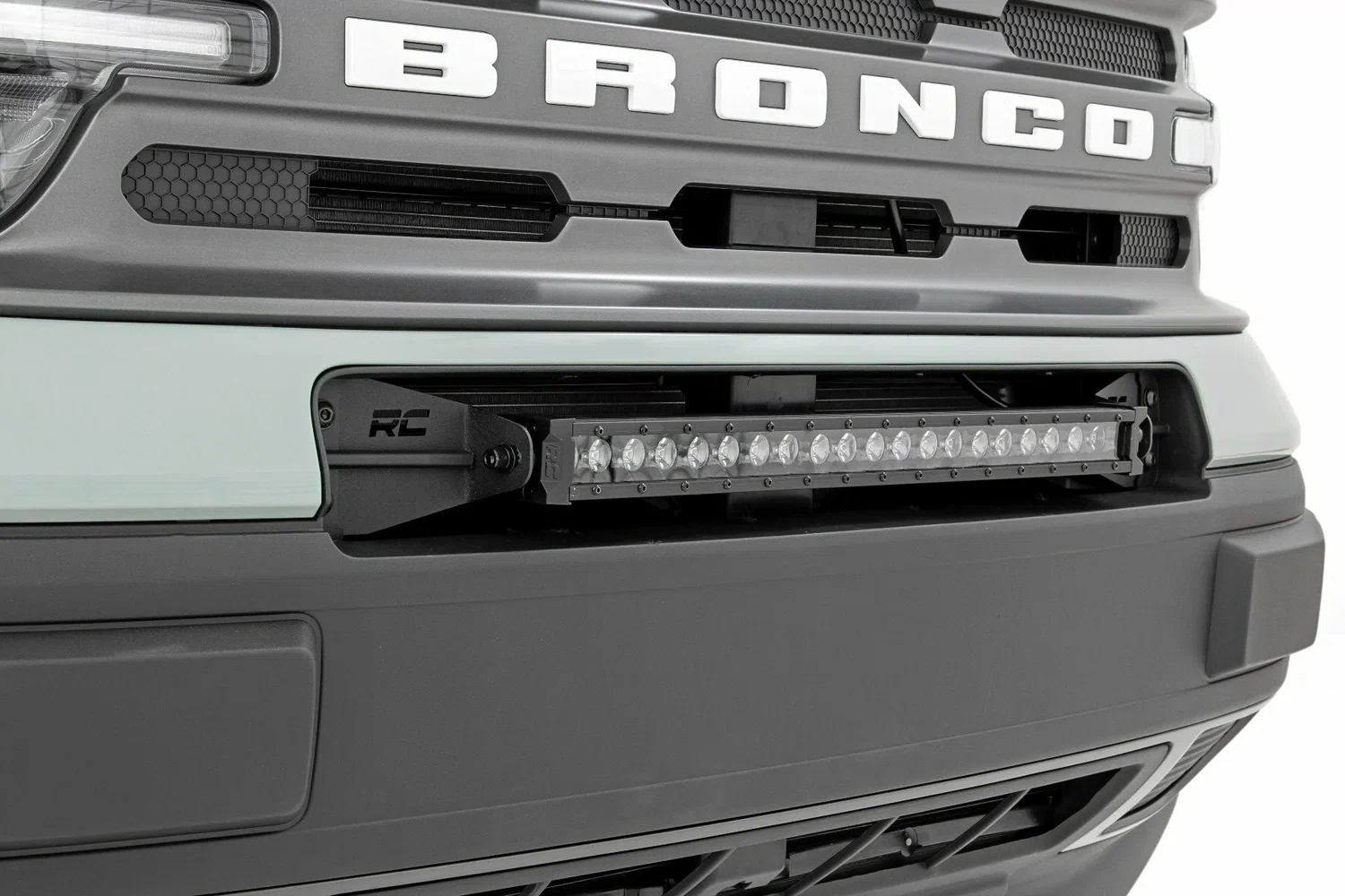 Fits Ford Bronco Sport(21-24) LED Light Bumper Mount 20_ Black Single 71037